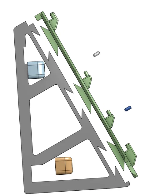 Giá treo tường cho Lego Razor Crest UCS 75331 - Image 4