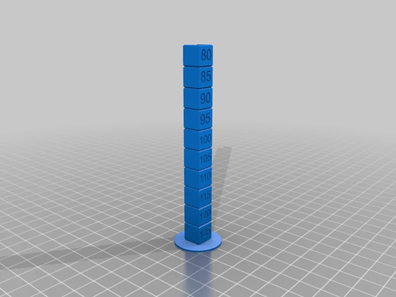Tháp test Flow Rate/Extrusion Multiplier