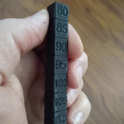 Tháp test Flow Rate/Extrusion Multiplier