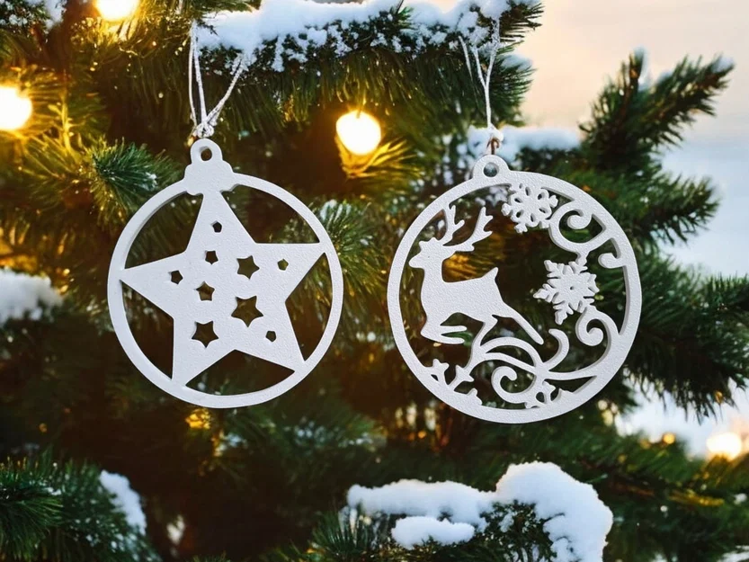 Bộ 10 Phụ Kiện Treo Trang Trí Cây Thông Noel - Image 5