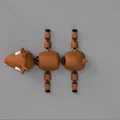 Mô hình tuần lộc cử động (Articulated Reindeer) in 3D không cần support - Thumbnail 3