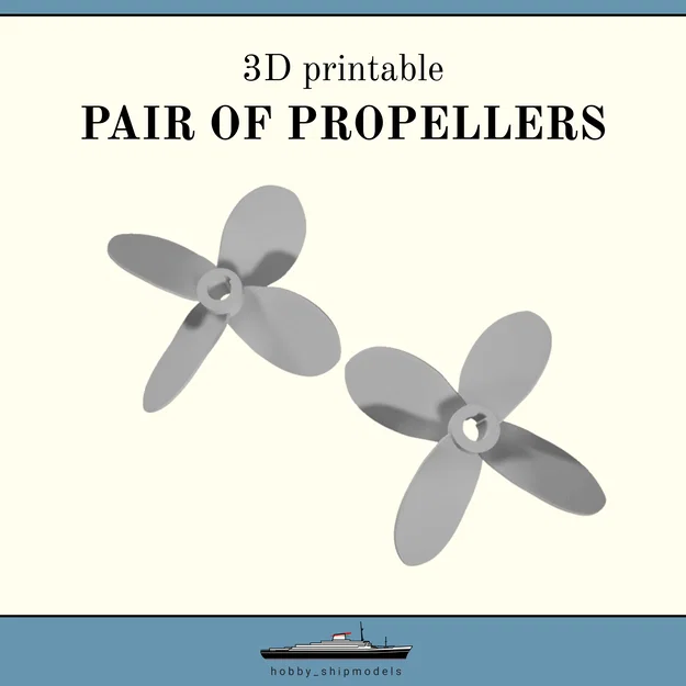 Bộ chân vịt tàu 4 cánh - 50 mm - Image 1