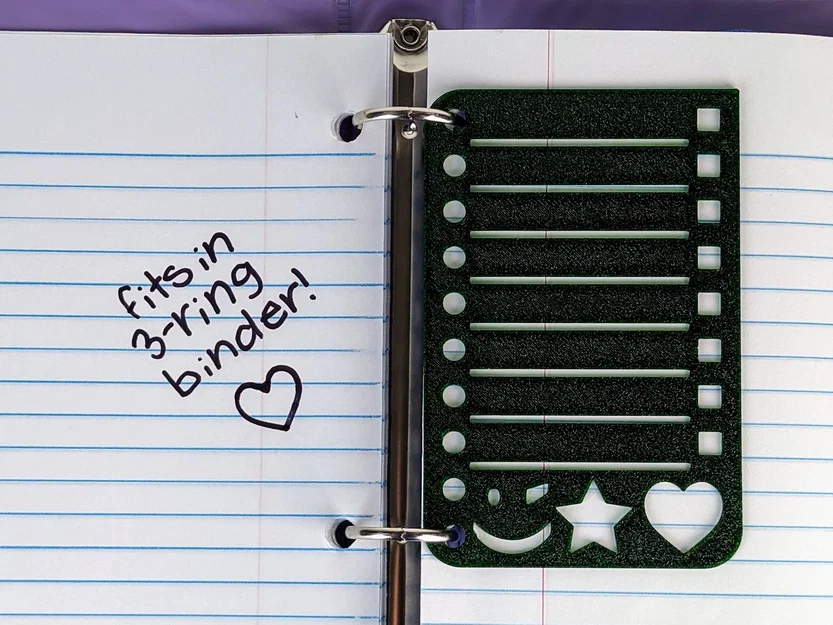 Tấm Stencil Vẽ Danh Sách Việc Cần Làm Cho Bìa Còng - Image 1