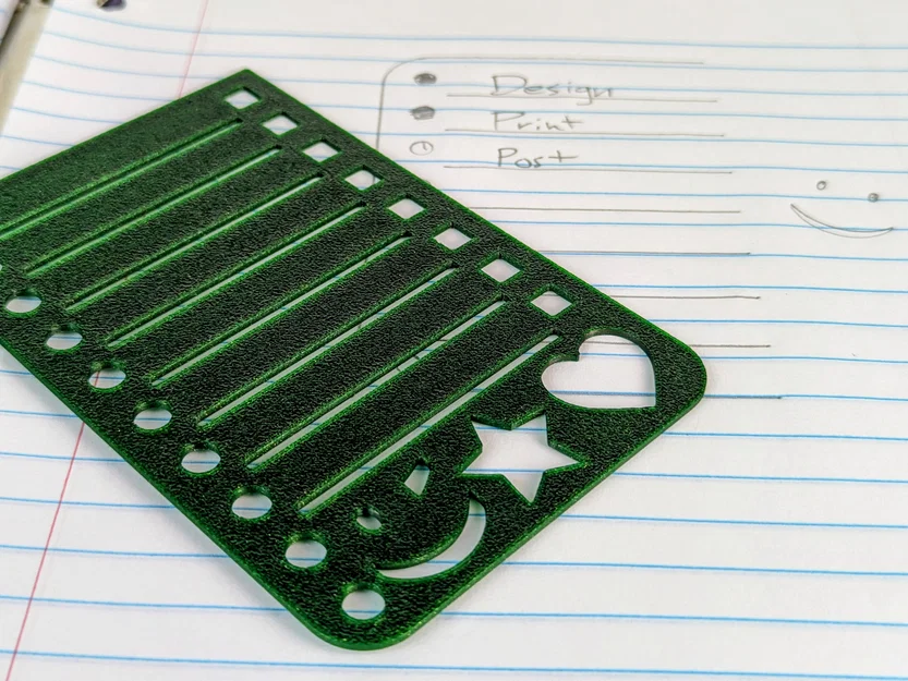 Tấm Stencil Vẽ Danh Sách Việc Cần Làm Cho Bìa Còng - Image 2