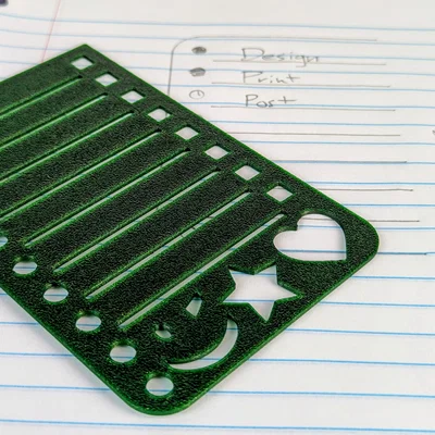 Tấm Stencil Vẽ Danh Sách Việc Cần Làm Cho Bìa Còng