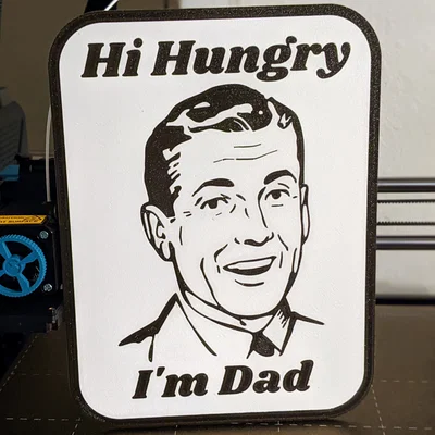 Bảng hiệu Retro Dad Joke | Trang trí nhà cửa và văn phòng