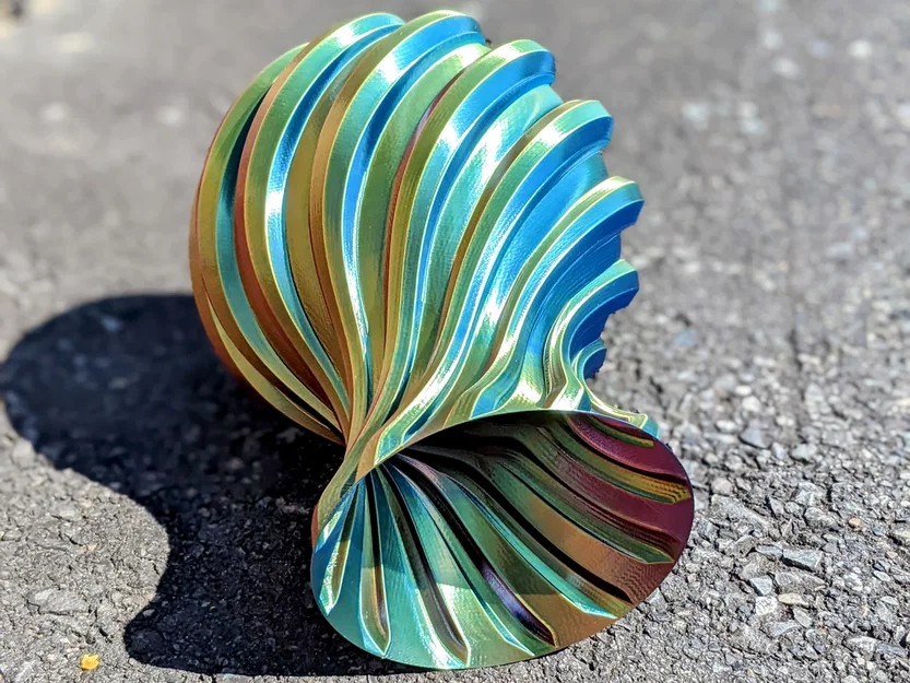 Thí nghiệm Vase Mode #043 | Bình hoa bát giác xoắn ốc - Image 2