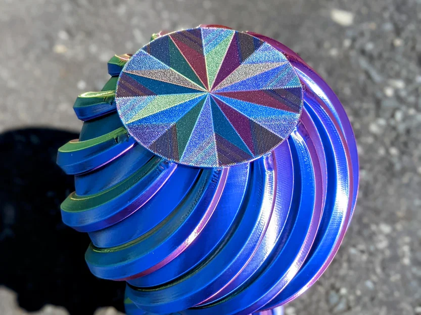 Thí nghiệm Vase Mode #043 | Bình hoa bát giác xoắn ốc - Image 4