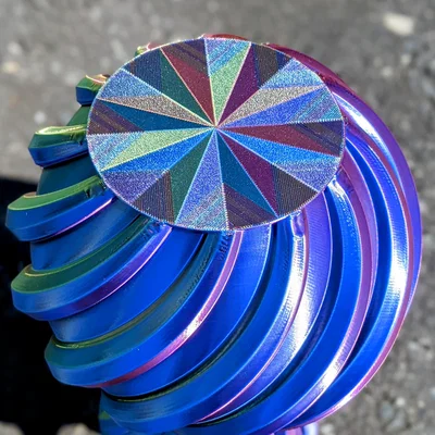 Thí nghiệm Vase Mode #043 | Bình hoa bát giác xoắn ốc