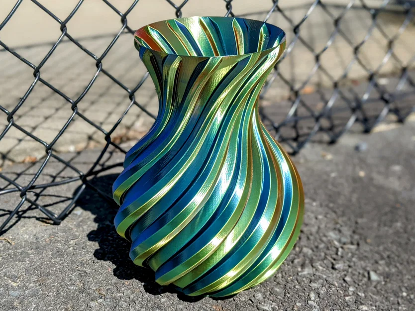 Thí nghiệm Vase Mode #043 | Bình hoa bát giác xoắn ốc - Image 6