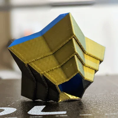 Baby Star Fidget: Ngôi sao lồng nhau in 3D cực nhanh và thú vị