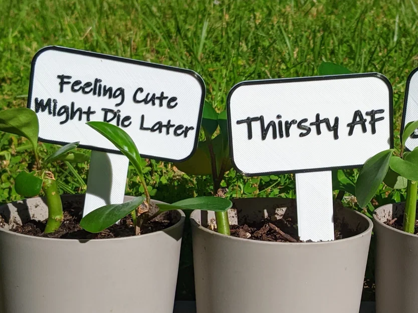 Bộ 20 thẻ cắm chậu cây hài hước trang trí cực xinh - Image 3