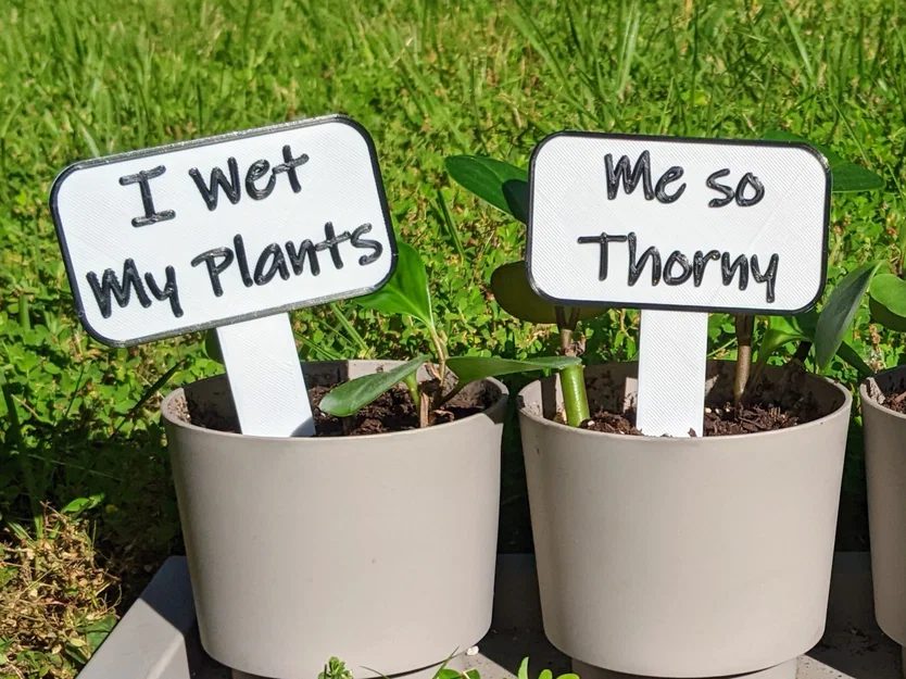 Bộ 20 thẻ cắm chậu cây hài hước trang trí cực xinh - Image 4