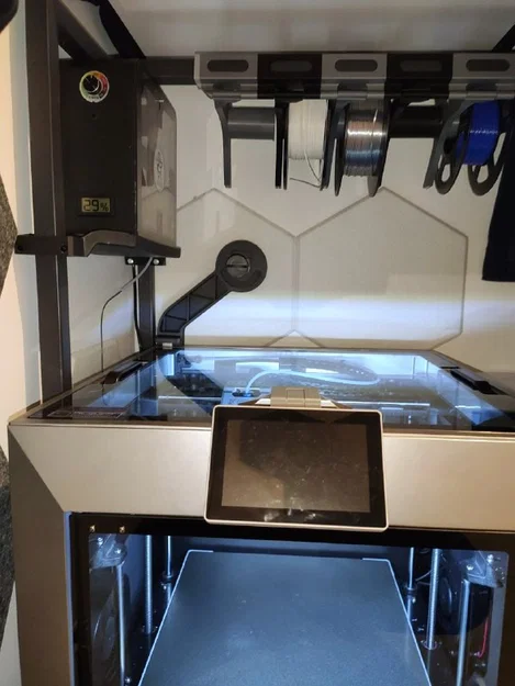 Giá treo cuộn nhựa nghiêng tối ưu không gian cho Qidi Plus 4 - Image 2