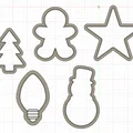 Bộ khuôn cắt bánh quy chủ đề Giáng sinh - Thumbnail 3