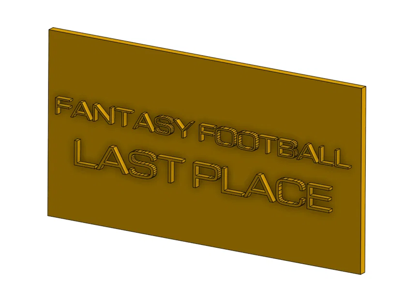 Cúp Cho Người Về Bét Giải Fantasy Football (Các Mảnh Rời) - Image 5