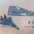 Mô hình Kit Card máy bay F-15 - Thumbnail 1