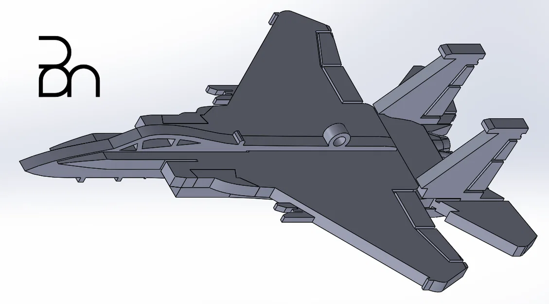 Mô hình Kit Card máy bay F-15 - Image 2