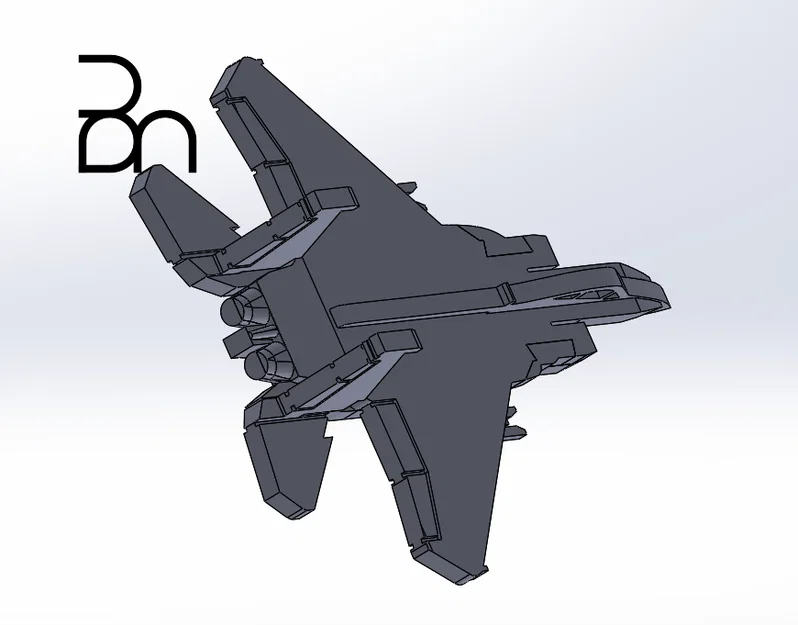 Mô hình Kit Card máy bay F-15 - Image 3