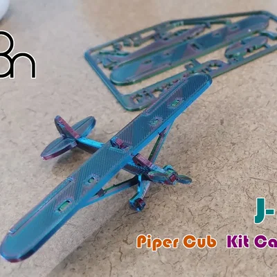Mô hình lắp ráp máy bay Piper J-3 Cub (Kit Card)