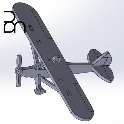 Mô hình lắp ráp máy bay Piper J-3 Cub (Kit Card)