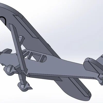 Mô hình lắp ráp máy bay Piper J-3 Cub (Kit Card)