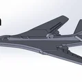 Mô hình Kit Card máy bay ném bom B-1 Lancer - Thumbnail 3