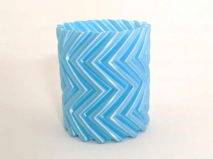 Cốc đựng đồ để bàn kiểu Zig Zag (Vase Mode) - Image 2