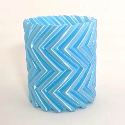 Cốc đựng đồ để bàn kiểu Zig Zag (Vase Mode)
