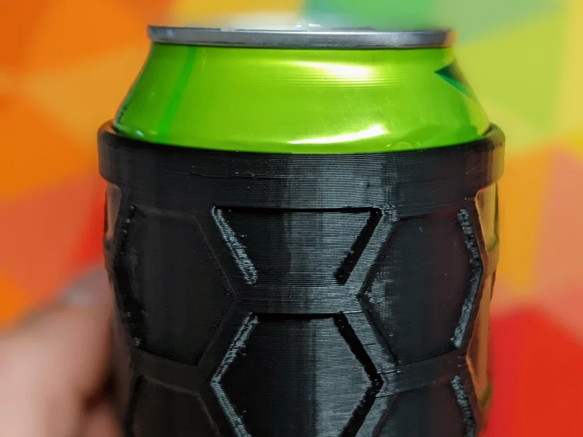 Bao lon nước 12oz họa tiết lục giác (Koozie) - Cầm nắm thoải mái - Image 2