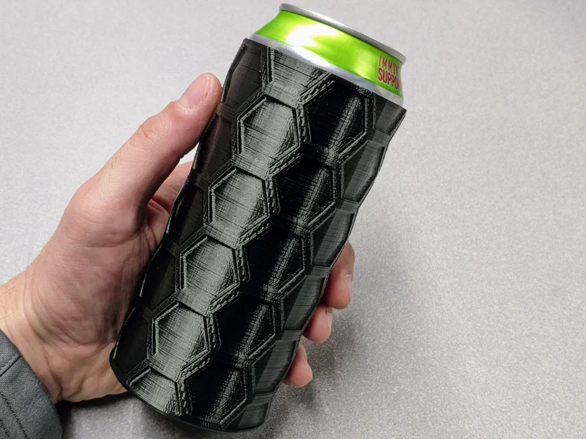 Bao Tay Giữ Lạnh Lon 16oz (1pt) Họa Tiết Lục Giác Cho Nước Tăng Lực - Image 2