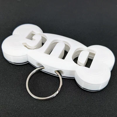 Thẻ tên hình khúc xương tùy chỉnh cho chó