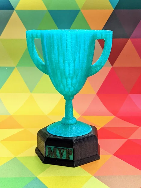 Cúp vinh danh MVP và Most Improved Player kèm bảng tên - Image 3