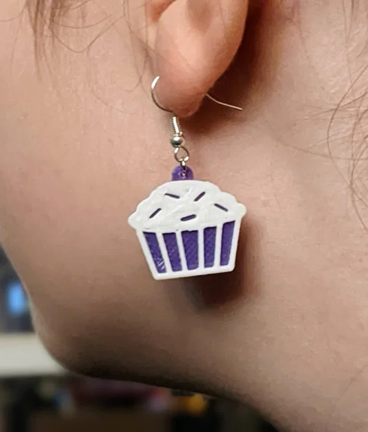 Hoa tai và Móc khóa Cupcake - Quà tặng tiệc tùng - Image 2