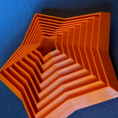 Mô hình đồ chơi Fidget Ngôi Sao Lồng Nhau Siêu Cấp Của Ông Nội