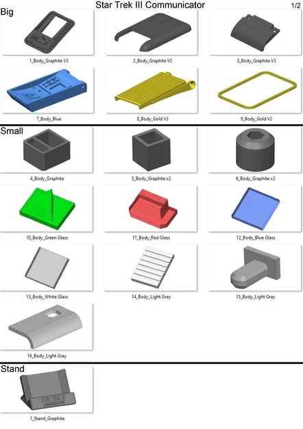 Communicator - Star Trek III - Mô hình 3D có thể in - File STL - Image 6