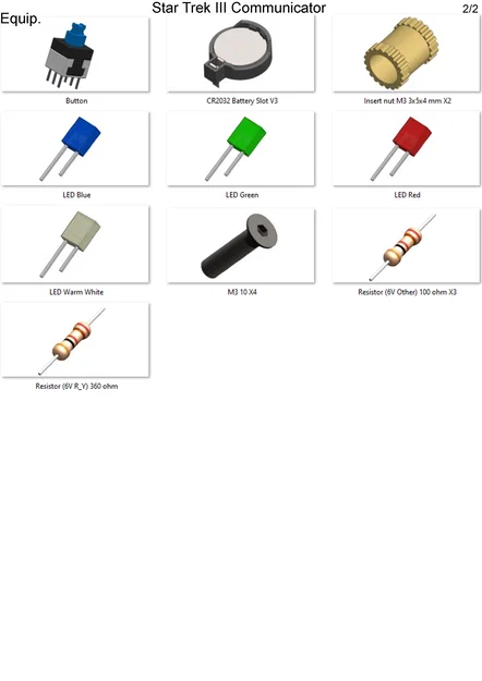 Communicator - Star Trek III - Mô hình 3D có thể in - File STL - Image 7