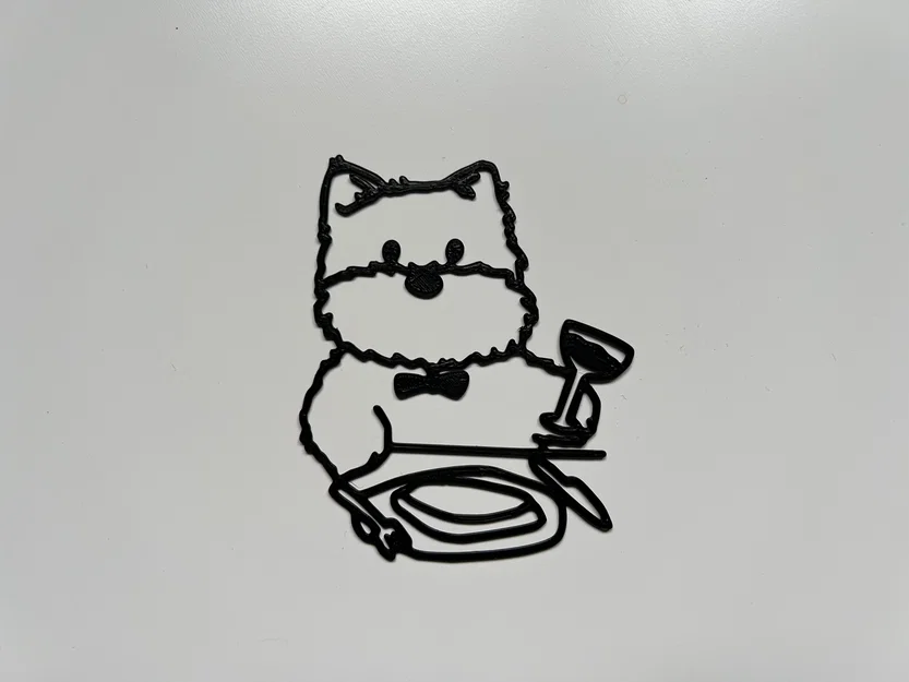 Tranh treo tường 3D hình chú cún dễ thương Cute Dog Dining - Image 1