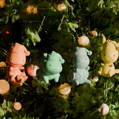 Mô hình trang trí Noel Pokemon: Pikachu, Bulbasaur, Charmander, Squirtle