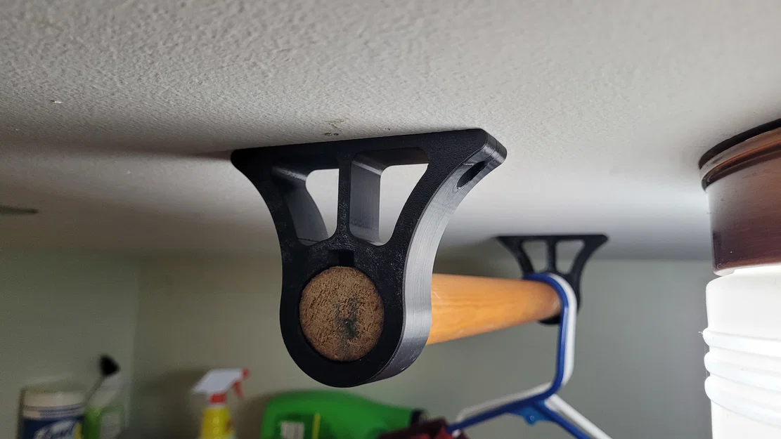 Giá treo thanh treo quần áo, gắn trần (Top-Mount) - Image 1