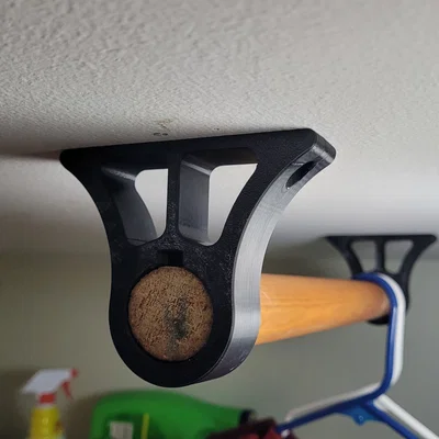 Giá treo thanh treo quần áo, gắn trần (Top-Mount)