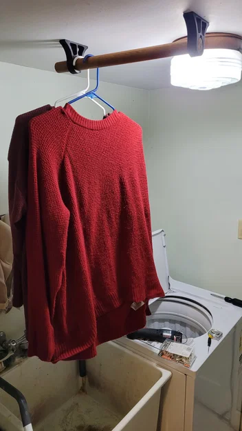 Giá treo thanh treo quần áo, gắn trần (Top-Mount) - Image 3