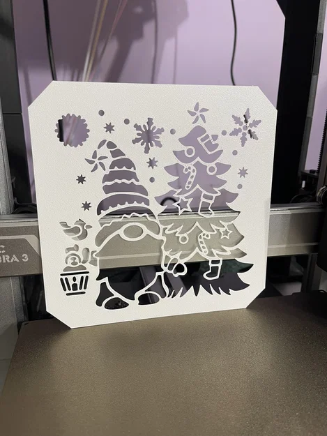 Khuôn mẫu Stencil ông già Noel và cây thông - Chủ đề Giáng sinh - Image 2