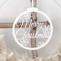 Đồ trang trí Merry Christmas in 3D cho cây thông và cửa - Thumbnail 1