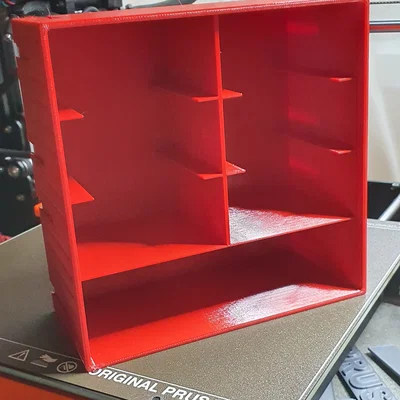 Hộp đựng đồ có ngăn kéo Box with drawer_6x2+1_150x70x150