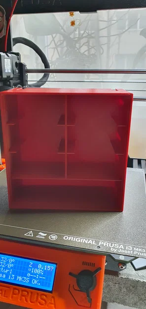 Hộp đựng đồ có ngăn kéo Box with drawer_6x2+1_150x70x150 - Image 4