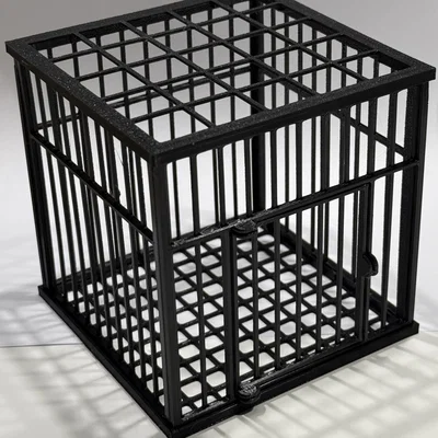 Mô hình nhà tù mini 150mm tự lắp ráp cho nhân vật tí hon