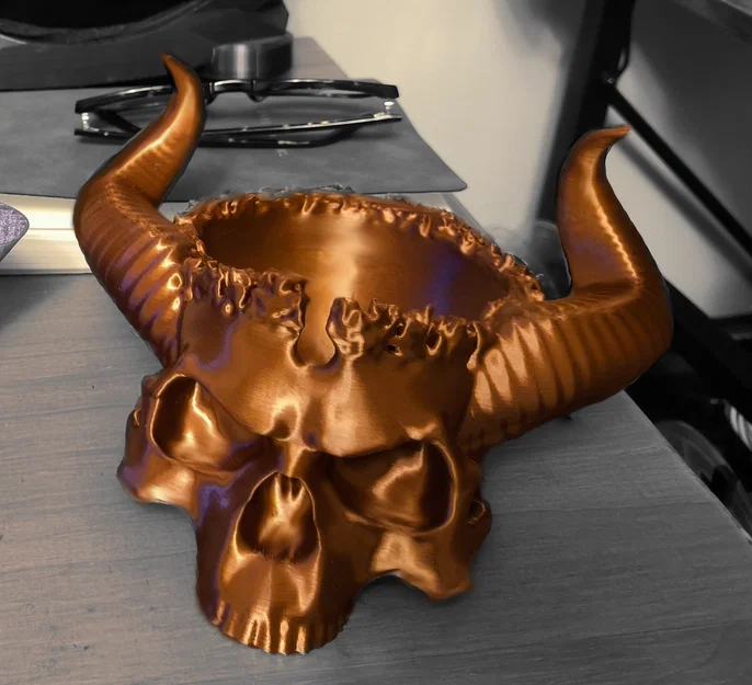 Mô hình 3D Hellsfire - Skull King Series: Bát Đựng Kẹo Đầu Lâu - Image 1