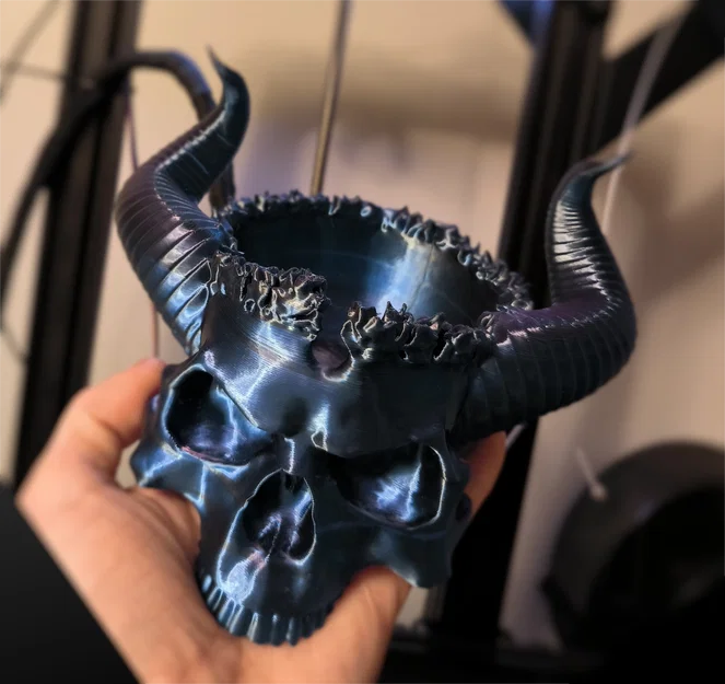 Mô hình 3D Hellsfire - Skull King Series: Bát Đựng Kẹo Đầu Lâu - Image 2