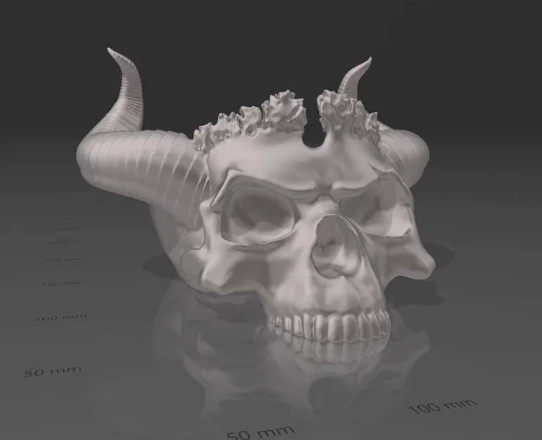 Mô hình 3D Hellsfire - Skull King Series: Bát Đựng Kẹo Đầu Lâu - Image 3